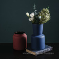 Morandi color style ceramic vase home accessories decor flower pot ornaments for room living decorative vase